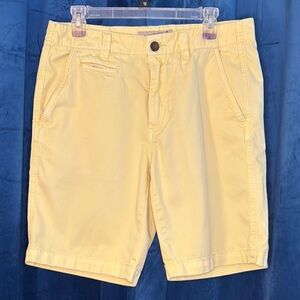 Arizona Jean Company Men’s Yellow Flat Front Shorts Sz 32